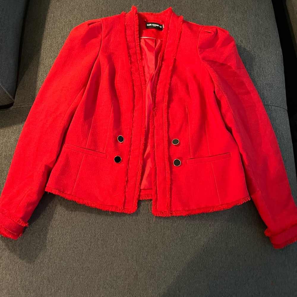 Karl Lagerfeld Scarlet Blazer